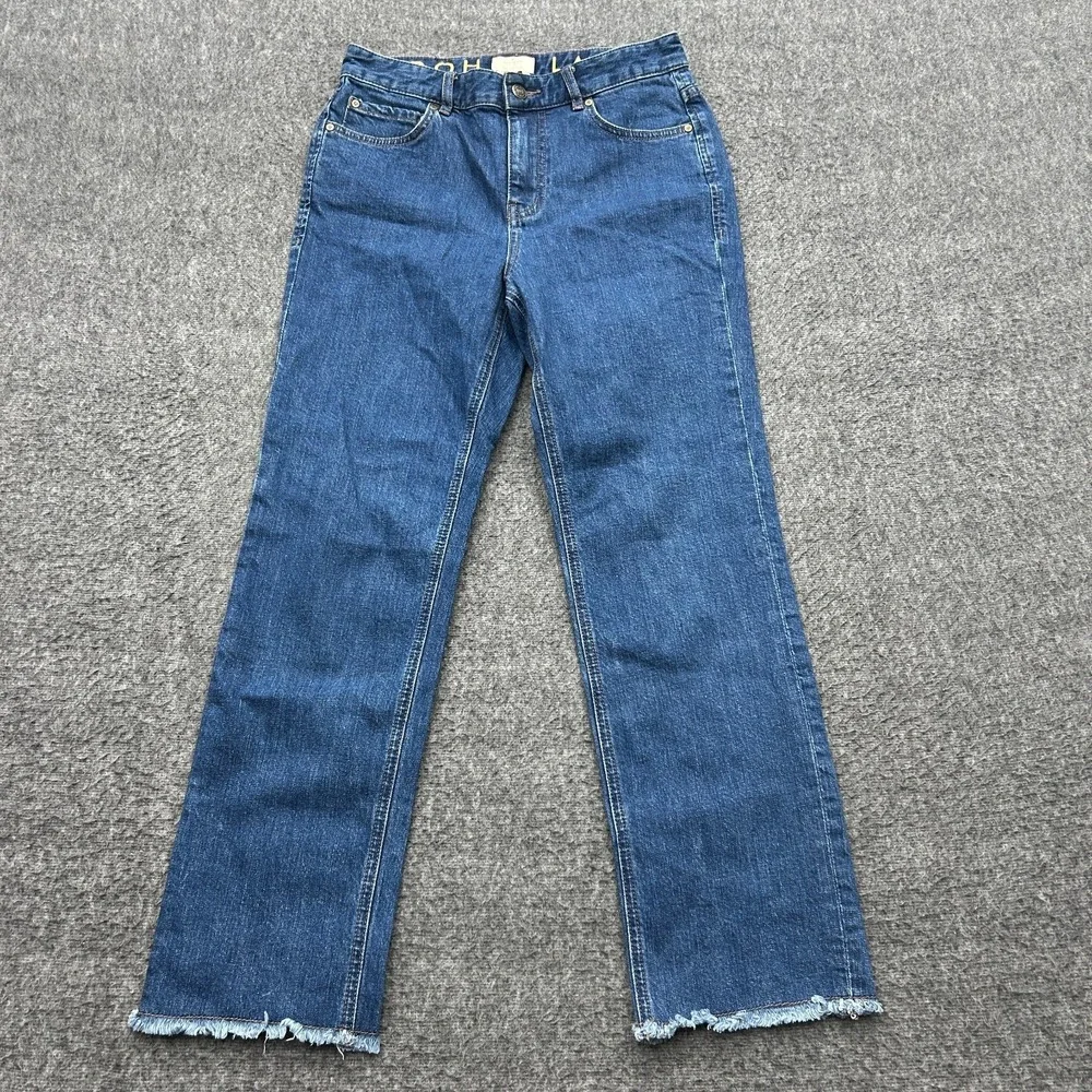 Kate Spade Jeans Women's Ooh La La Straight Leg Size 26‎ Raw Hem